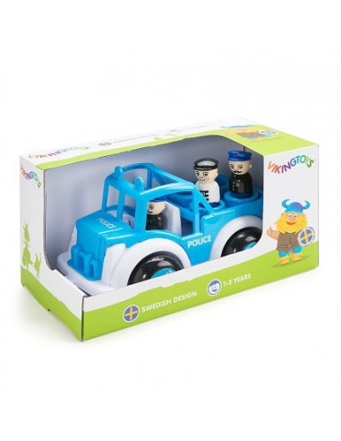 Masina Politie cu 3 figurine - Jumbo,VK81269
