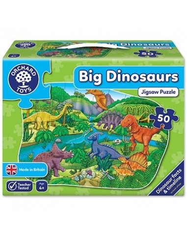 Puzzle de podea Dinozauri (50 piese) BIG DINOSAURS,OR256