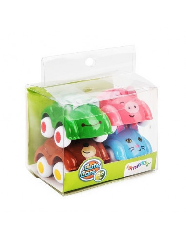 Set 4 Masinute Animale - Cute Cars,VK81150