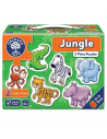 Set 6 puzzle Jungla (2 piese) JUNGLE Set 6 puzzle Jungla (2 piese) JUNGLE