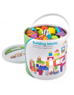 Set de 100 de cuburi din lemn,NC0813 2