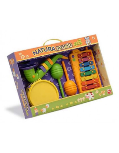 Set Xilofon, tamburina, saxofon si maracas,RG220