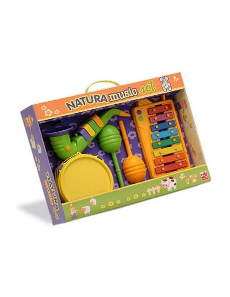 Set Xilofon, tamburina, saxofon si maracas,RG220
