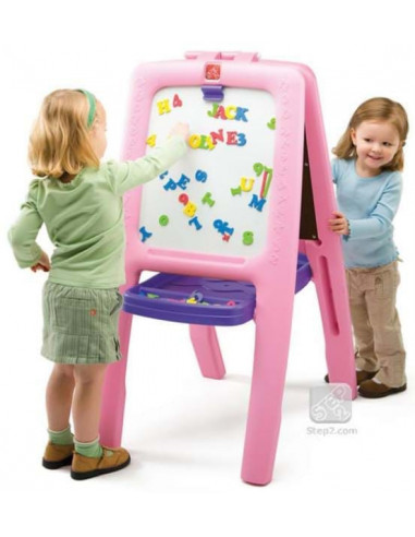 Tabla dubla pentru copii - Easel for Two Culoare Roz,SP799900