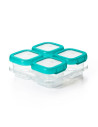 TN-61130000,Recipiente din Plastic pentru Congelare Alimente 4 x 120 ml