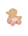 TN-1710-P,Jucarie naturala Ducky Teether Roz