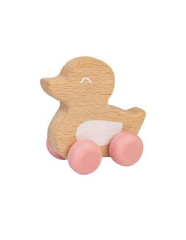 TN-1710-P,Jucarie naturala Ducky Teether Roz TN-1710-P,Jucarie naturala Ducky Teether Roz