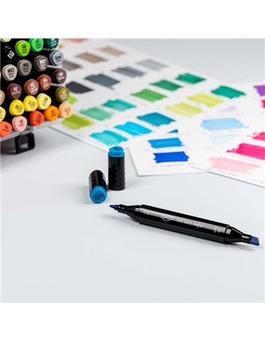 Marker grafic Art Duet DACO MK636, 36 culori