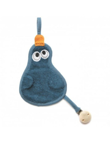 TM-TUTEE-519,Textil din bambus pentru dentitie cu agatatoare suzeta din lemn Para Marin TM-TUTEE-519,Textil din bambus pentru dentitie cu agatatoare suzeta din lemn Para Marin