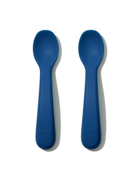 TN-61150500,Set 2 Lingurite din Silicon Navy