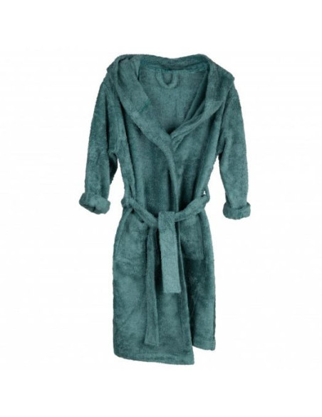 TM-BAD02-530,Halat de Baie Frotir din Bambus pentru Copii 4-6 ani Aspen Green