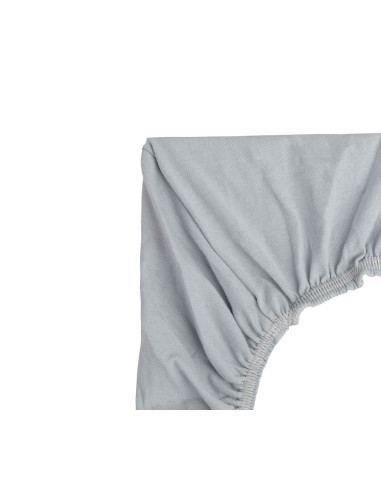 SILLO-22191,Cearsaf de bumbac jersey cu elastic Sensillo 90x40 cm Gri