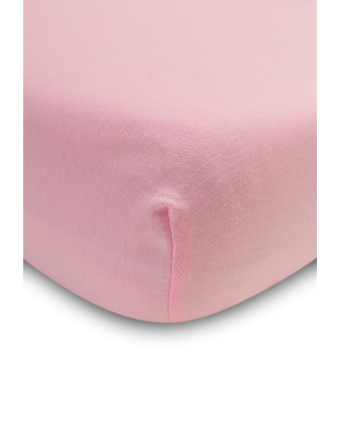 SILLO-2115,Cearsaf cu elastic din vascoza de bambus Sensillo 140x70 cm Roz