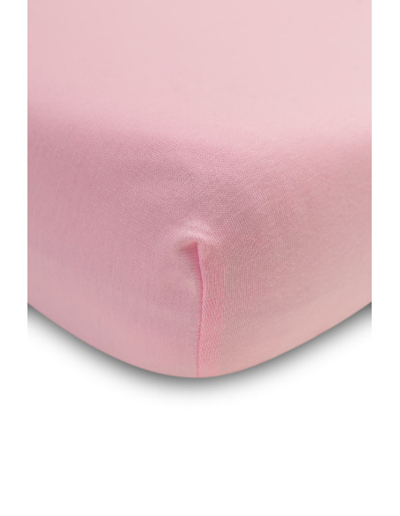 SILLO-2115,Cearsaf cu elastic din vascoza de bambus Sensillo 140x70 cm Roz