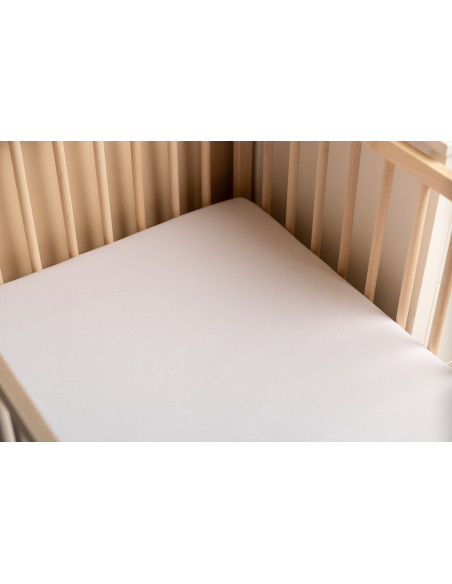 SILLO-2113,Cearsaf cu elastic din vascoza de bambus Sensillo 140x70 cm Alb