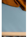 SILLO-2116,Cearsaf cu elastic din vascoza de bambus Sensillo 140x70 cm Albastru