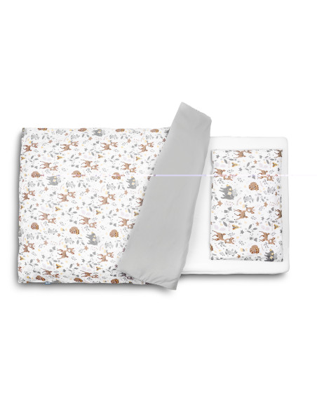 SILLO-43792,Set lenjerie de pat cu 2 piese Sensillo Caprioare