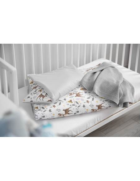 SILLO-43792,Set lenjerie de pat cu 2 piese Sensillo Caprioare
