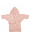 TM-BAD01-531,Halat de Baie Frotir din Bambus pentru Copii 2-4 ani Misty Rose