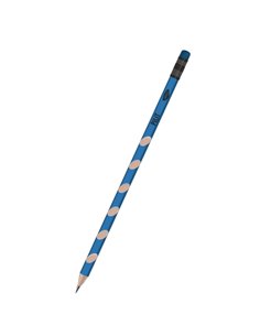 Creion negru HB cu radiera DACO CG107, Pilit