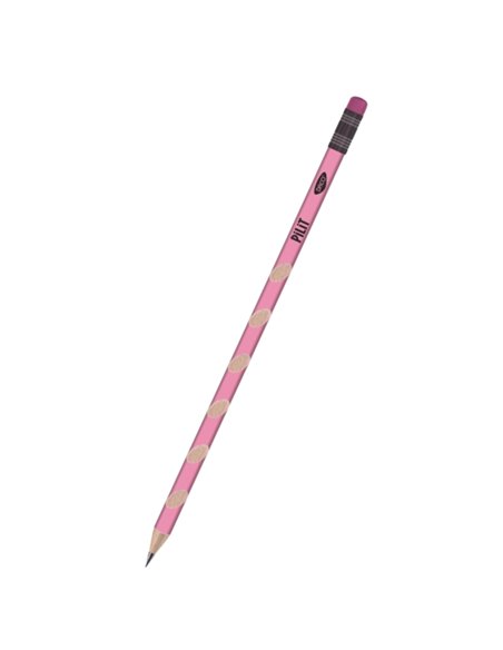 Creion negru HB cu radiera DACO CG107, Pilit