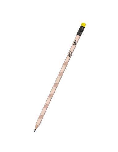 Creion negru HB cu radiera DACO CG107, Pilit