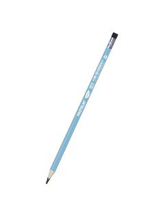 Creion negru HB cu radiera DACO CG103, Pastelat 2