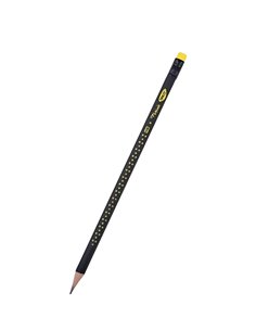 Creion negru HB cu radiera DACO CG105, Floricele