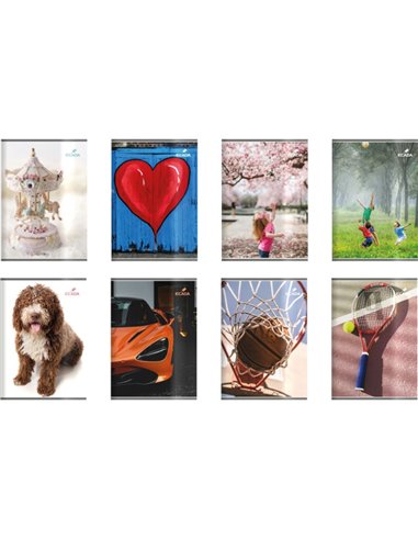 Caiet velin A5  Ecada 29548, 48 file