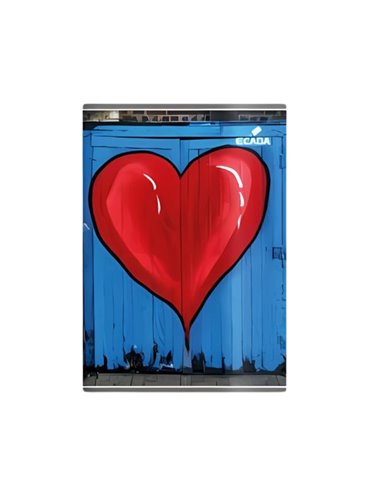 Caiet velin A5  Ecada 29548, 48 file