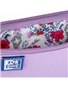 Penar etui dublu 2 fermoare OXFORD floral, Lila