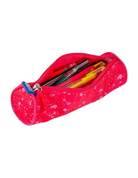 Penar etui rotund OXFORD floral, Roz 1