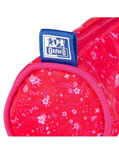 Penar etui rotund OXFORD floral, Roz 1