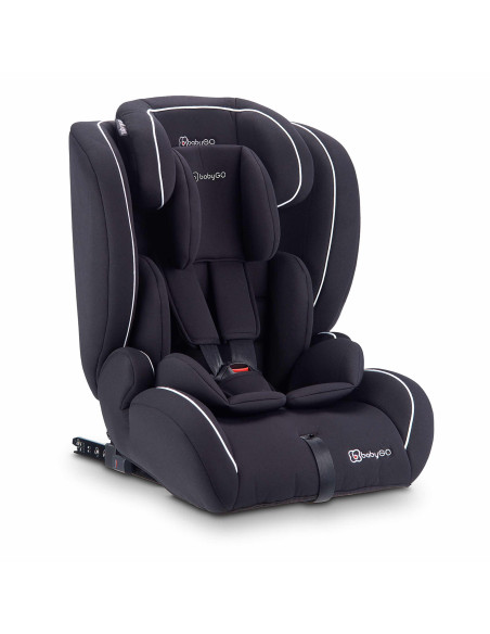 BB-BGO-2451,BabyGo - Scaun auto i-Size FreeFix Black, 76-150 cm, certificat R129