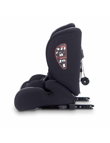 BB-BGO-2451,BabyGo - Scaun auto i-Size FreeFix Black, 76-150 cm, certificat R129