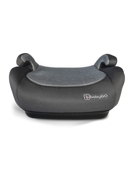 BB-BGO-3509,BabyGo - Scaun auto booster i-Size, Melange Gray, 125-150 cm, certificat R129