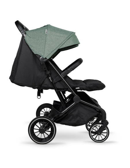 BB-BGO-7903,BabyGo - Carucior pliabil pentru gemeni GoTwice, Green