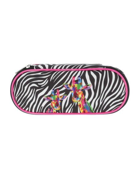 50043514,Penar tip etui oval Herlitz, Motiv wild neon