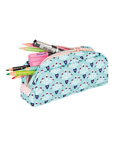 50043644,Penar tip etui Herlitz, 1 compartiment, Motiv fancy peacock