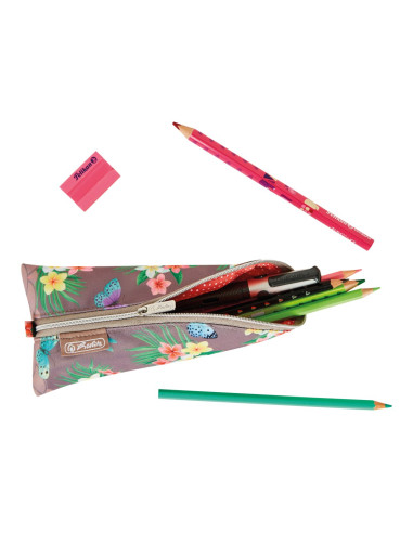 50043774,Penar tip etui cocoon Herlitz, Motiv ladylike butterflies