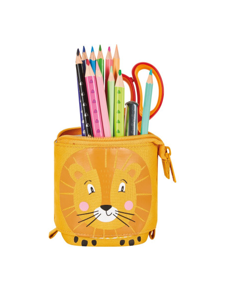 50043682,Penar tip etui + suport instrumente de scris 2 in 1Herlitz, Motiv lion