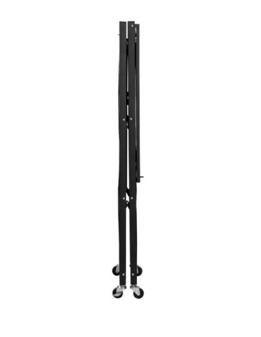 ETJ-4-RENI,Raft RENI multifuncțional, mobil din oțel cu 4 rafturi, 71 x 34 x 126.3 cm, max.30kg/raft, negru