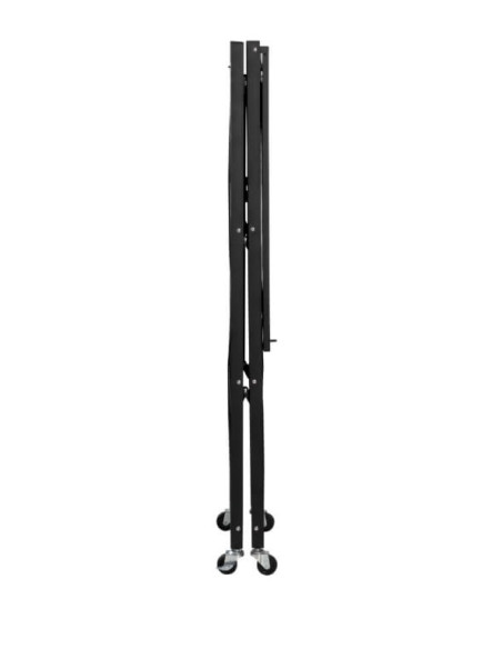 ETJ-4-RENI,Raft RENI multifuncțional, mobil din oțel cu 4 rafturi, 71 x 34 x 126.3 cm, max.30kg/raft, negru