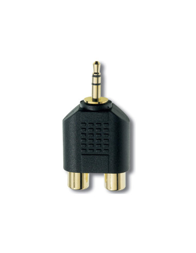 0081381,Adaptor Jack3.5-2xRCA aurit Inakustik Premium 0081381