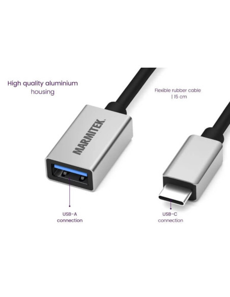 08375,Adaptor Marmitek USB-C la USB-A, 08375