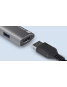 NMP-1984,USB-C Multiport adapter Natec, 2 X USB 3.0 HUB/ HDMI 4K/ USB-C PD, Fowler Slim