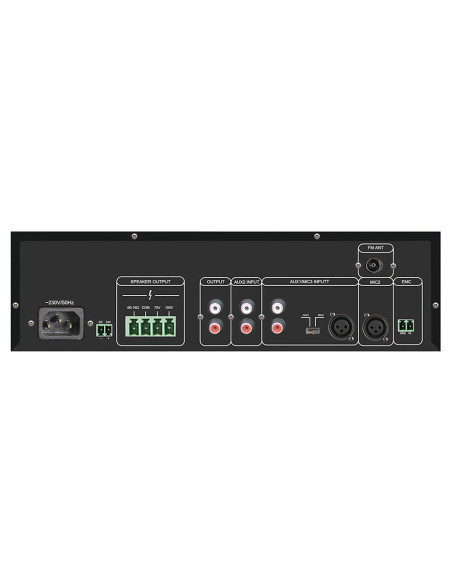 AUDA-DSP-MP60U,Amplificator cu mixer 60W mini pe 100V, cu USB, FM & Bluetooth, DSPPA MP60U