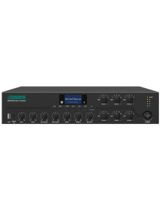 AUDA-DSP-DMA6350U,Amplificator Mixer digital DSPPA DMA6350U, 350W, cu 6 zone și stație de paging la distanță