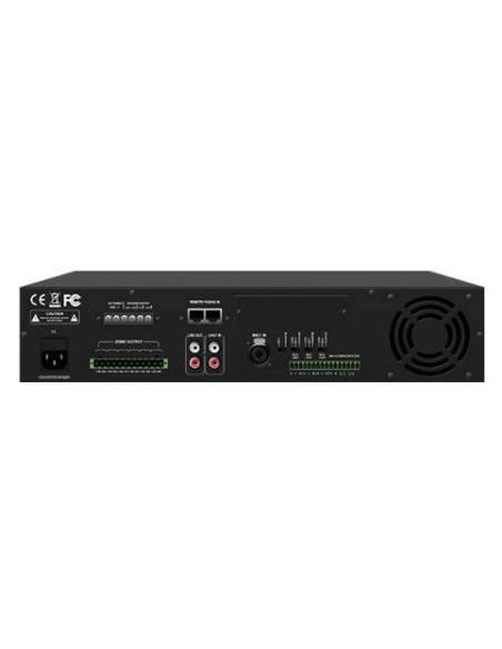 AUDA-DSP-DMA6350U,Amplificator Mixer digital DSPPA DMA6350U, 350W, cu 6 zone și stație de paging la distanță