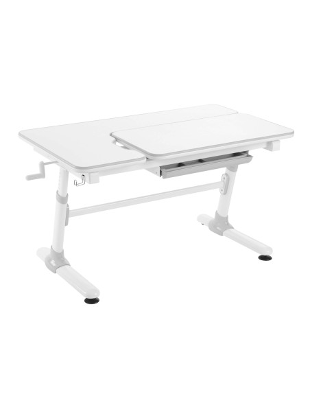 E505-GREY,Birou IT ergonomic Sit-Stand (sezut-in picioare), E505, Gri-Protecție Pardosea CADOU!